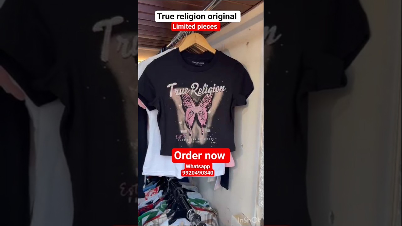 Original True religion😱 Ladies🔥🔥 t shirt whatsapp9920490340 Limited pieces Order now