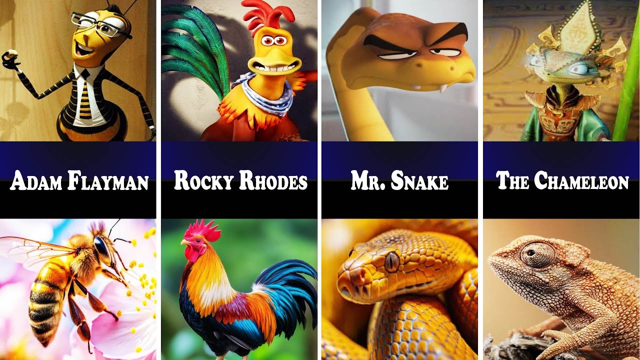 DreamWorks Animals in Real Life