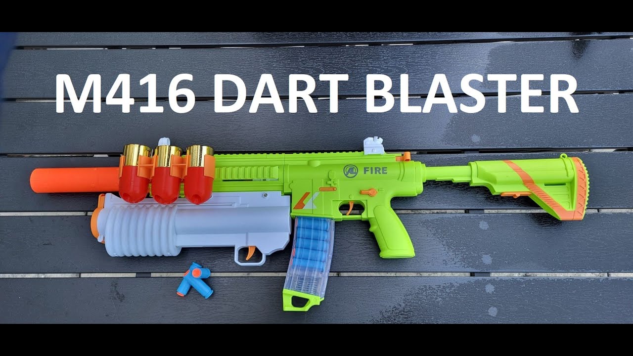 M416 DART BLASTER [Vorstellung + Schusstest | dertestmichel]