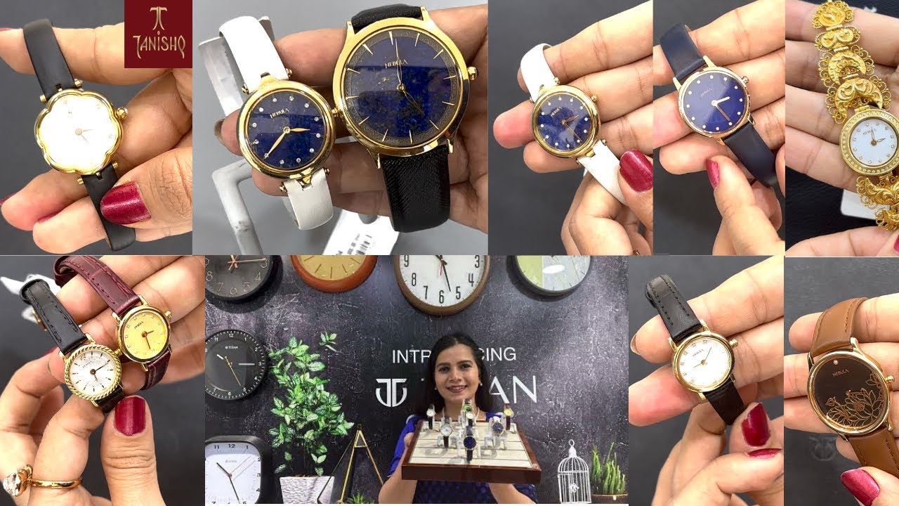 Titan Nebula Gold watches with leather belt for women starts at 35,000rs/- with price & code 😍😍
