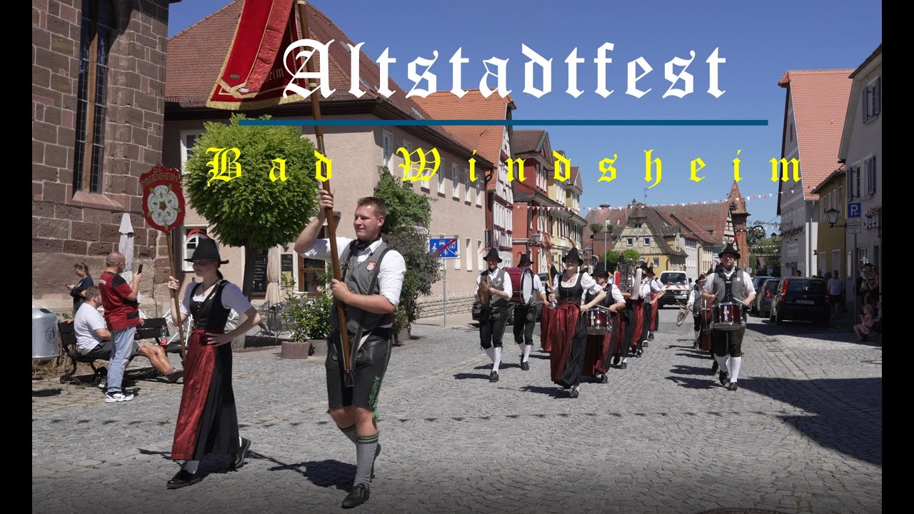 Altstadtfest Bad Windsheim - Der Spielmannszug Rosenheim