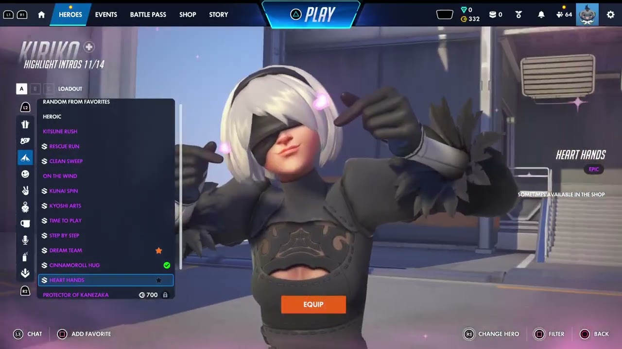 @OW@ chillin with the the collab project Yorha skins