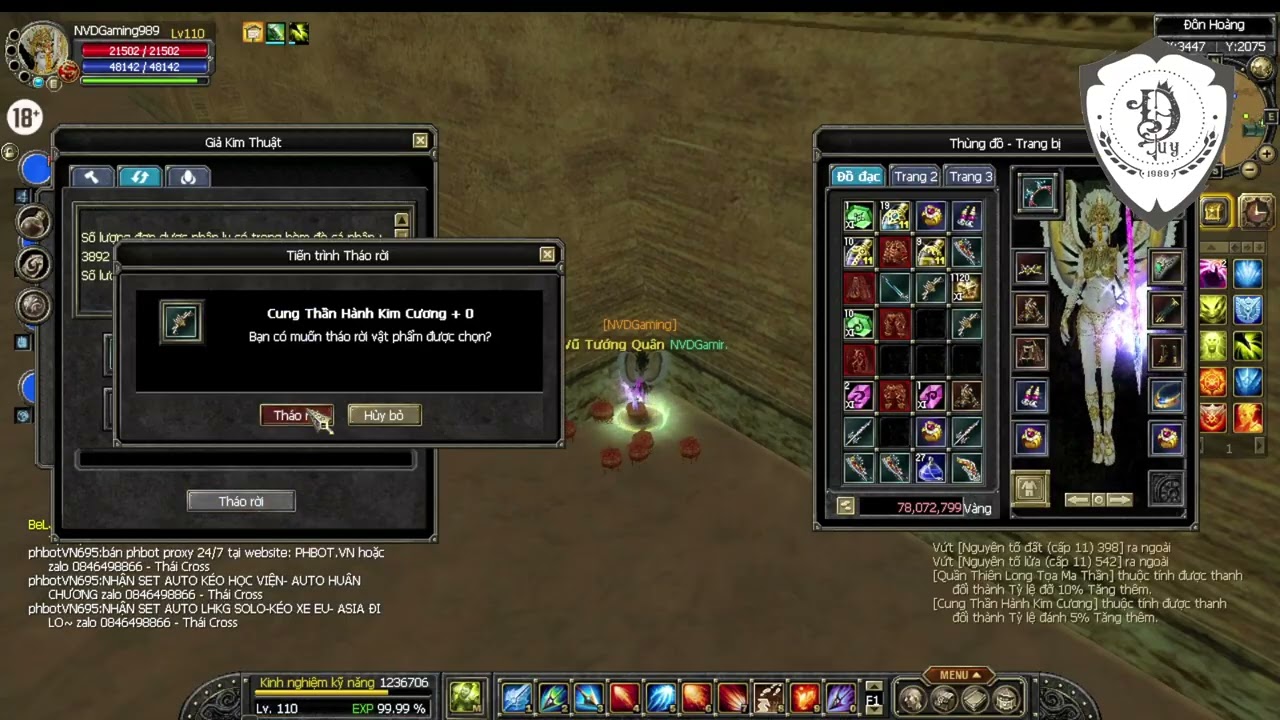 Silkroad Online  - Con đường tơ lụa | NVDGaming 42 Giả Kim Thuật Kiếm Đá Tại Thành