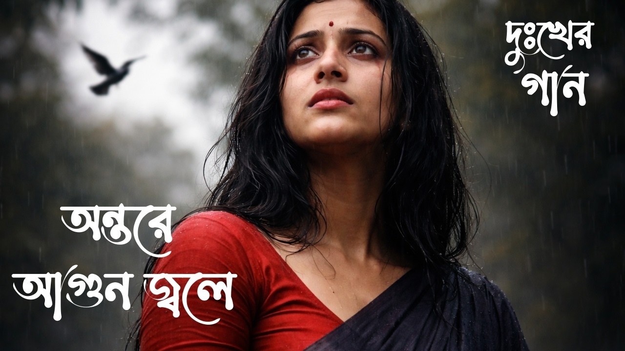 💞দুঃখের গান🎤: অন্তরে আগুন জ্বলে। ♫♪♬ #sad #sadmusic #sadsongs #love #music