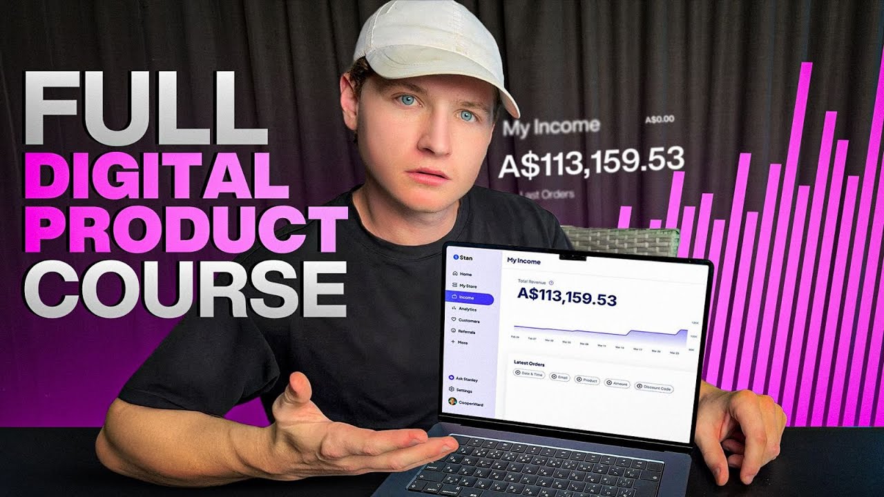 How to Sell Digital Products Online in 2025 | FULL FREE COURSE (3+ Hours)