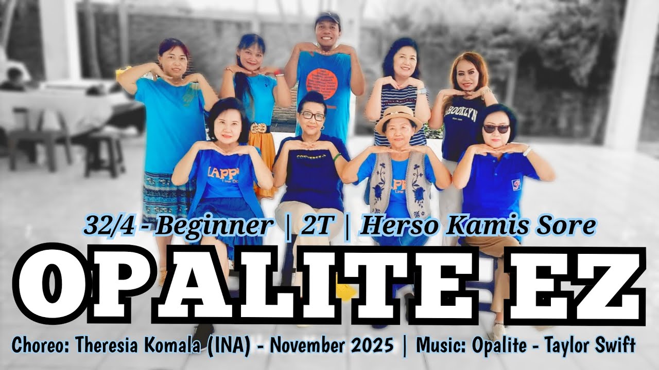 OPALITE EZ Line Dance | Beginner | @theresLD (INA) - November 2025