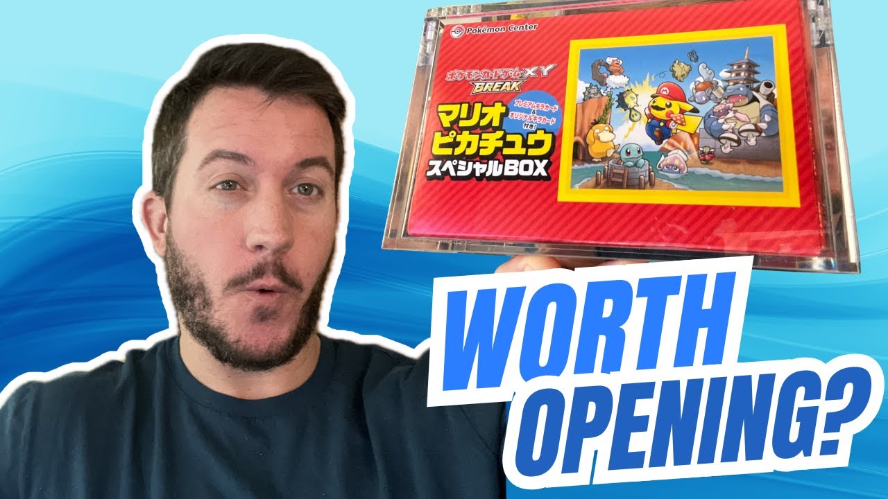 Should We Open This $7,000 Mario Pikachu Special Pokemon Box?