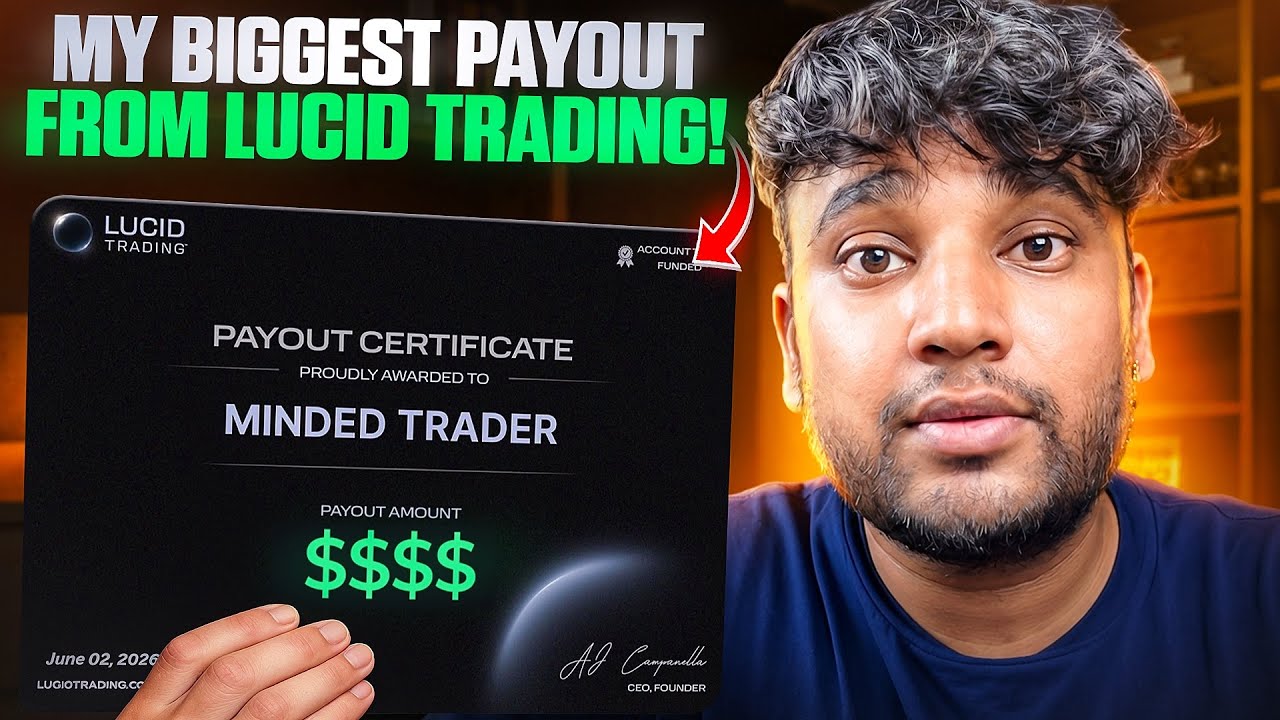 My Biggest Lucid Trading Payout Ever! 💰Funded Trader Payout Proof & Full Breakdown