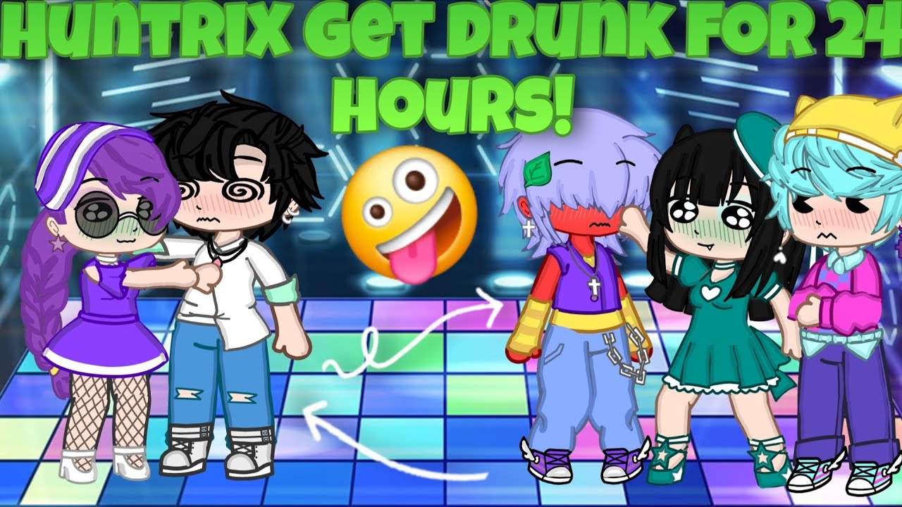 Huntrix get drunk for 24 hours! | Kpop Demon Hunters | Gacha Club
