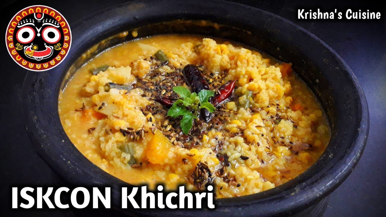 ISKCON Khichri || Bengali Khichri || ISKCON Prasad || Krishna's Cuisine #iskconkhichri