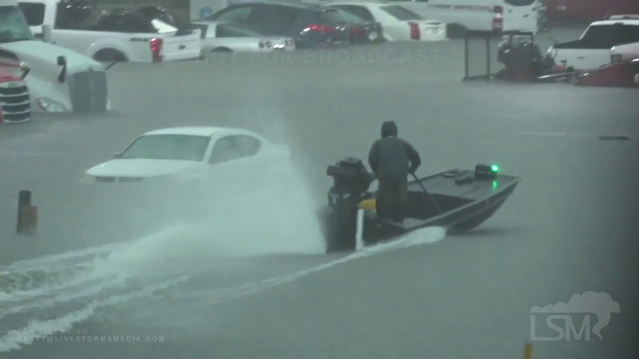 9-19-19 Winnie, TX - Extreme Flooding, Military Rescues, Coast Guard