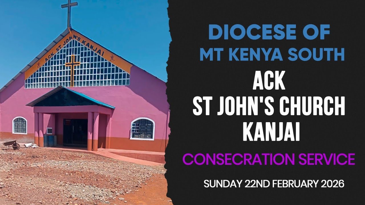 CONSECRATION OF ACK ST. JOHN'S KANJAÎ