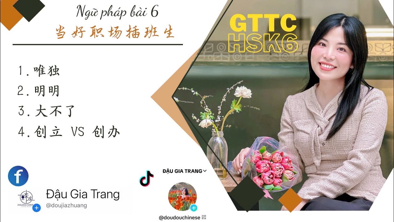 GTTC HSK6- Ngữ pháp bài 6