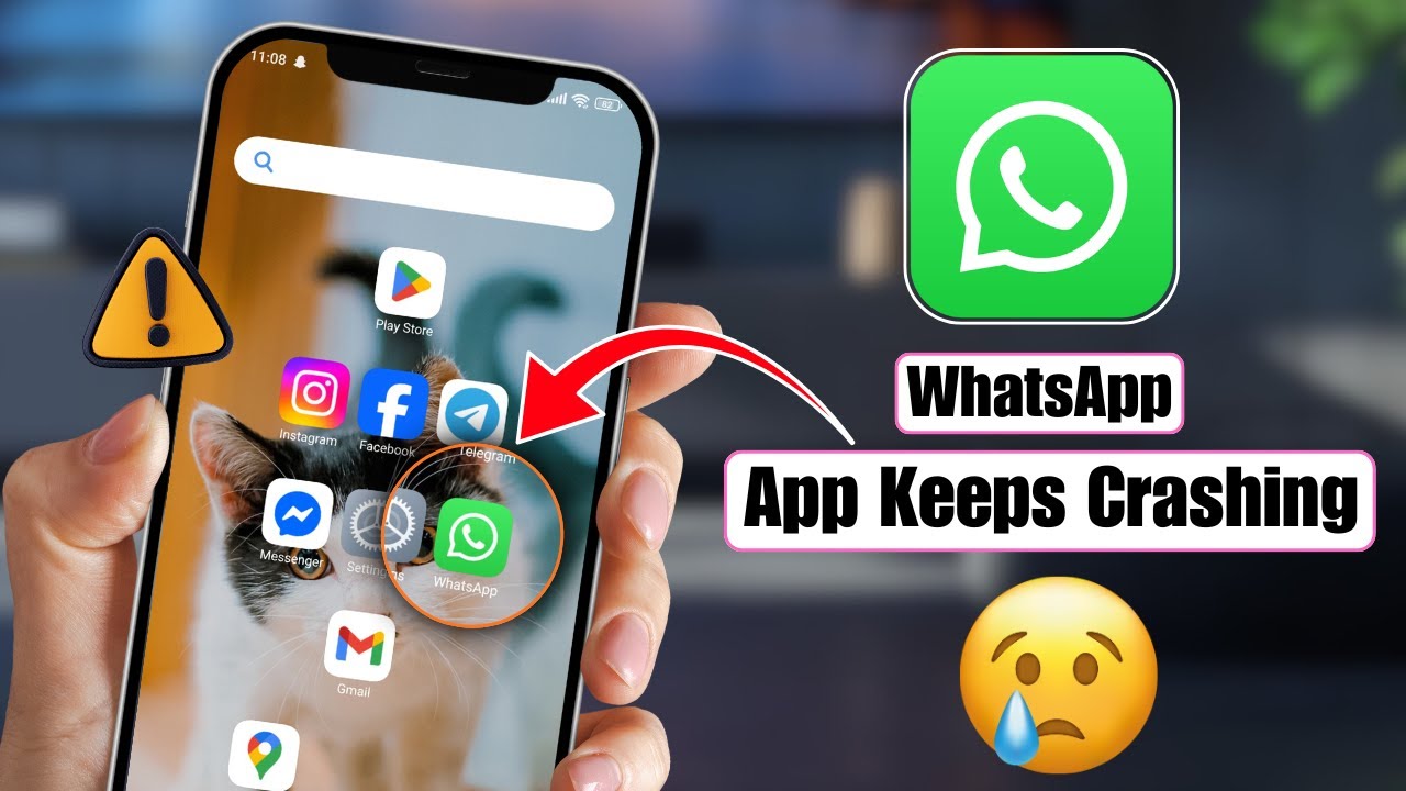 Как исправить проблему с зависанием WhatsApp