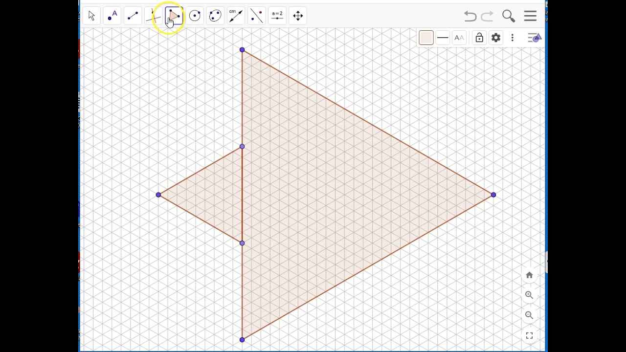 02 GeoGebra Fractal Copo de nieve de Koch