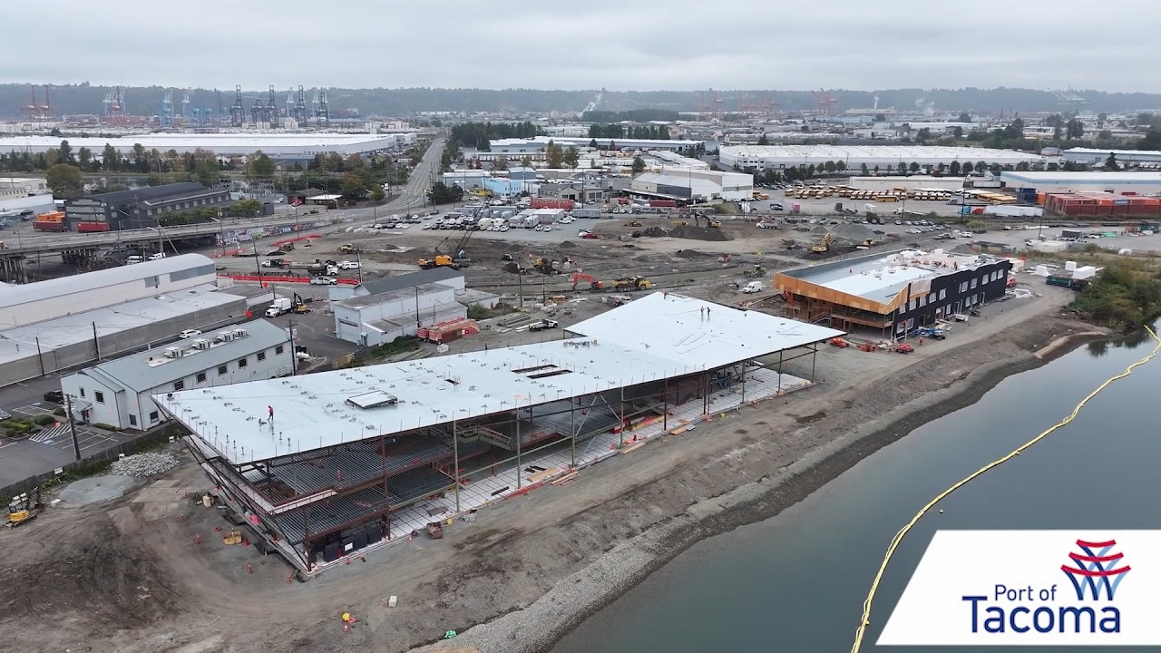 One year of Maritime Center construction