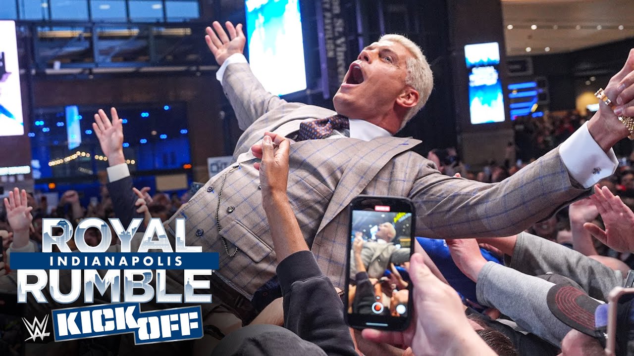 Cody Rhodes and Michael Cole&rsquo;s EPIC crowd surf: Royal Rumble 2025 Kickoff