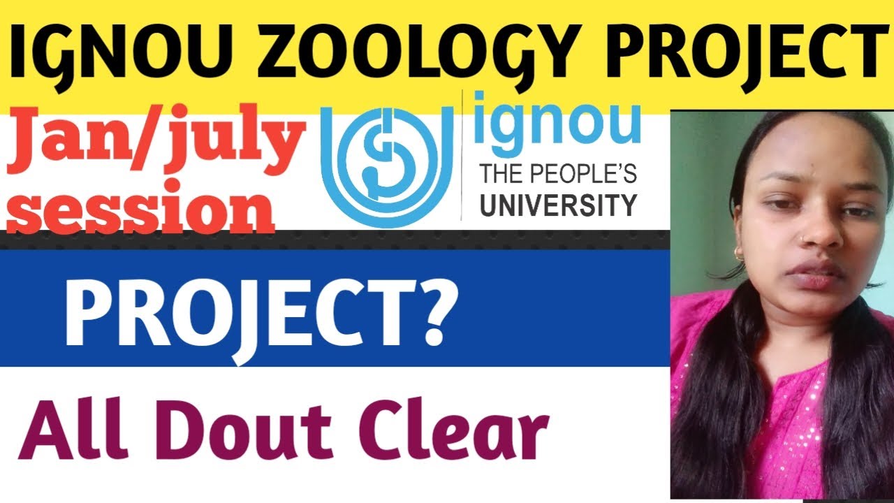 IGNOU MSCZOO(ZOOLOGY) PROJECT/DISSERTATION Kaise banaye Complete details Project Online purchase kre