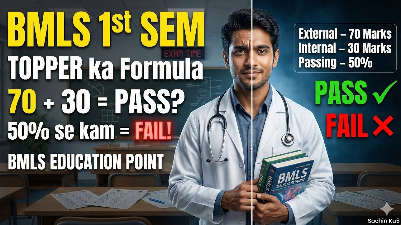BMLS 1st Semester | Internal + External Marks | Pass ya Fail? | ABVMU
