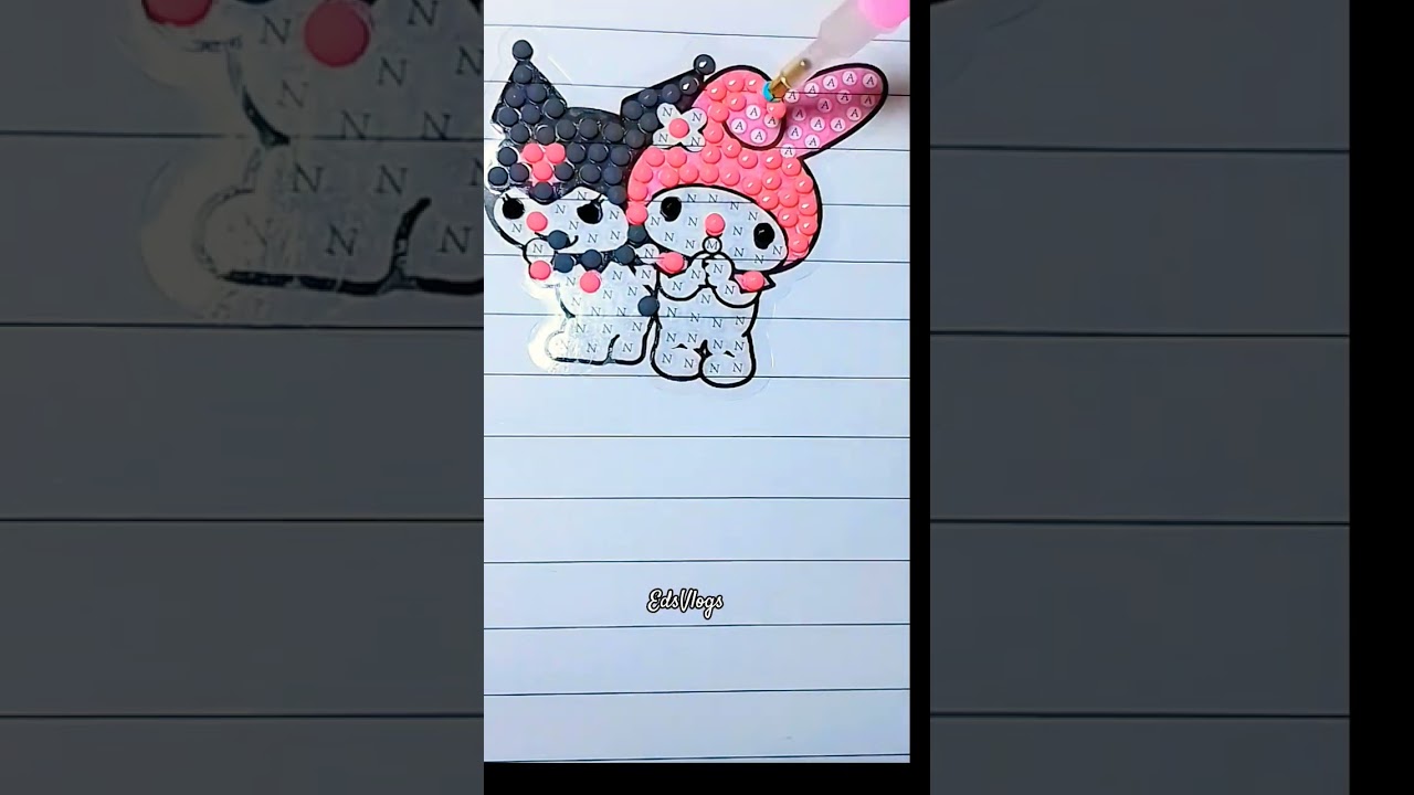 🌈💎 KUROMI AND MY MELODY #KUROMI #mymelody  #hellokittyandfriends