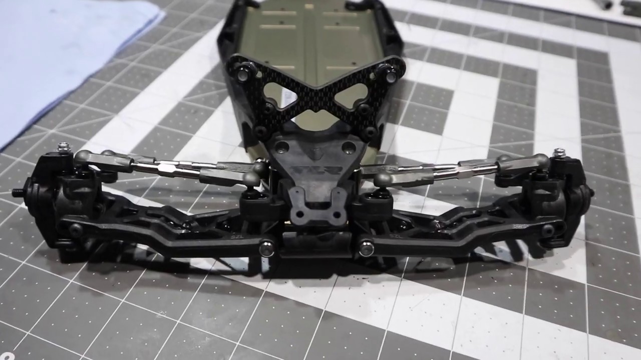 TLR 22 5.0 Elite Buggy Kit Build (pt2) - Front A-Arms, Knuckles, C-Hubs, Axles - Netcruzer RC