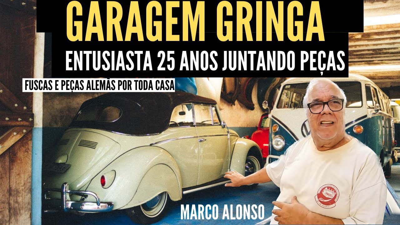 GARAGEM DOS SONHOS  -  25 ANOS ENTUSIASTA JUNTOU PE&Ccedil;AS E FUSCAS ALEM&Atilde;ES !!