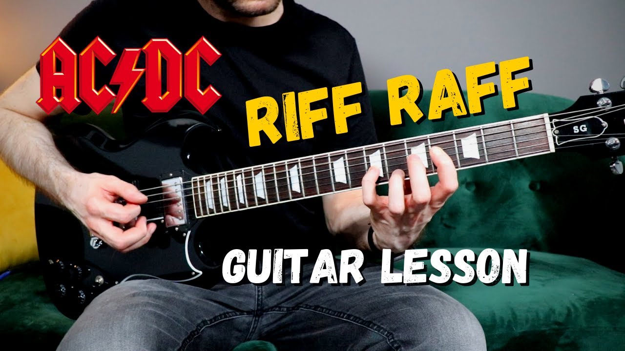 Как играть: Riff Raff — AC/DC — на гитаре