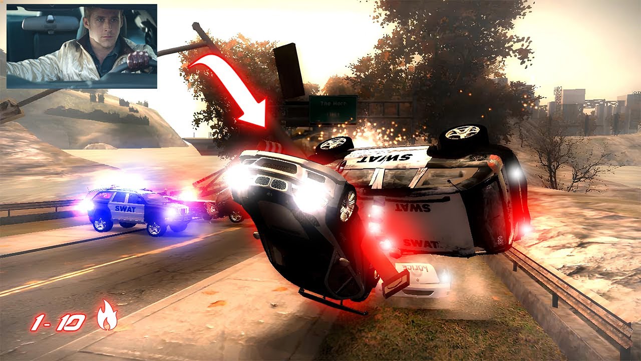 MOST AGGRESSIVE PURSUIT from 1 to 10 HEAT LEVEL on BMW M3 with JUNKMAN - Need For Speed Most Wanted