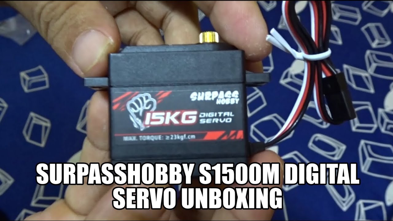 SURPASSHOBBY S1500M Digital Servo Unboxing