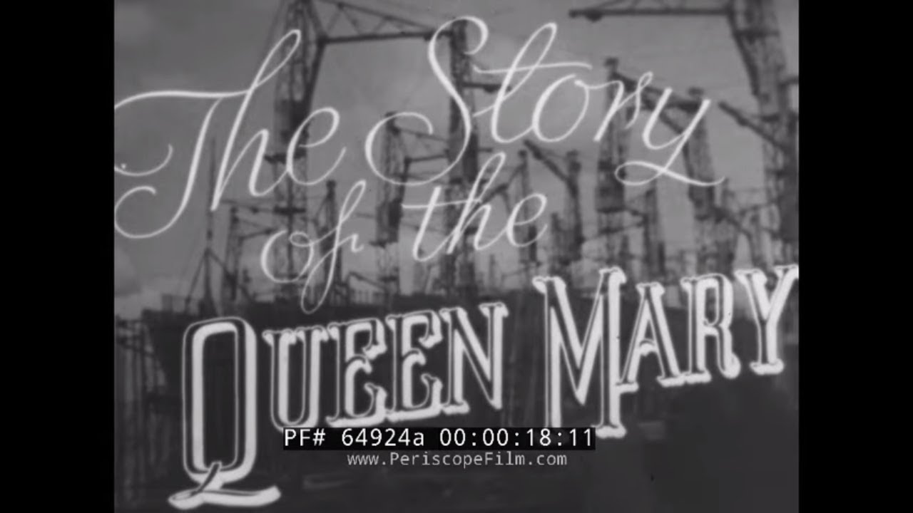 LAUNCHING OF OCEAN LINER RMS QUEEN MARY & SIGHTS OF 1930s LONDON  CHINATOWN 64924a
