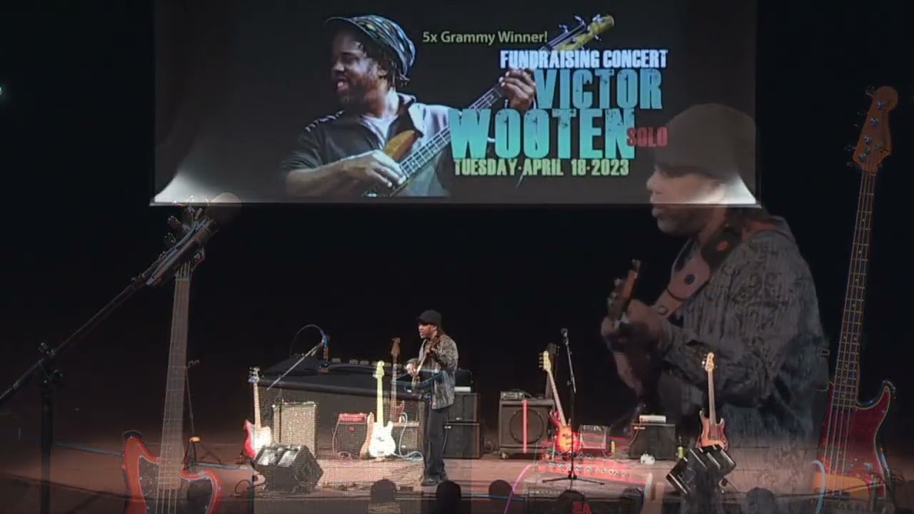 Victor Wooten Fund Raising Concert Spring 2023 w/Steve Bailey and Bass Septet