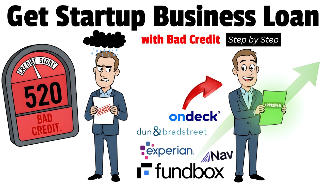 How to Get Startup Business Loan with Bad Credit (Step by Step)