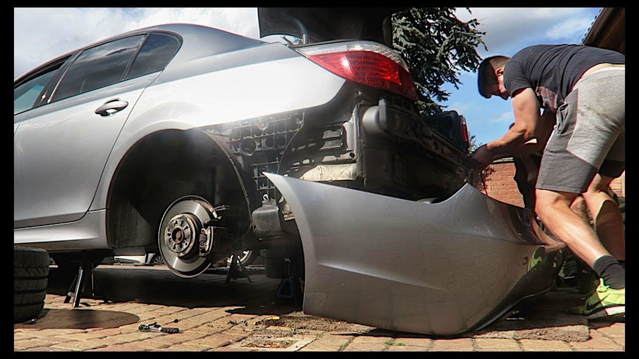 HOW TO REMOVE BMW E60 5 SERIES REAR BUMPER