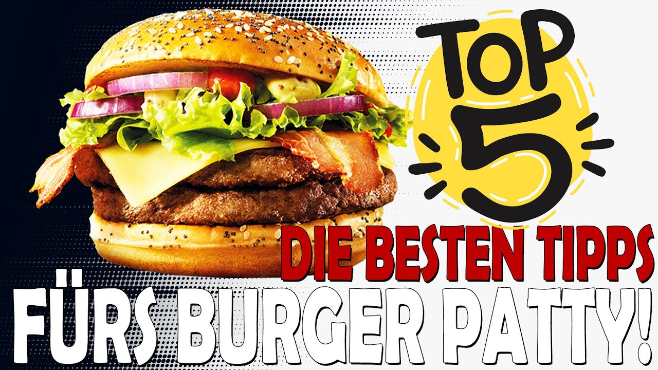 TIPP: TOP 5 BURGER 🍔 PATTY TRICKS! Mit Tipp 4 rechnet niemand 😋