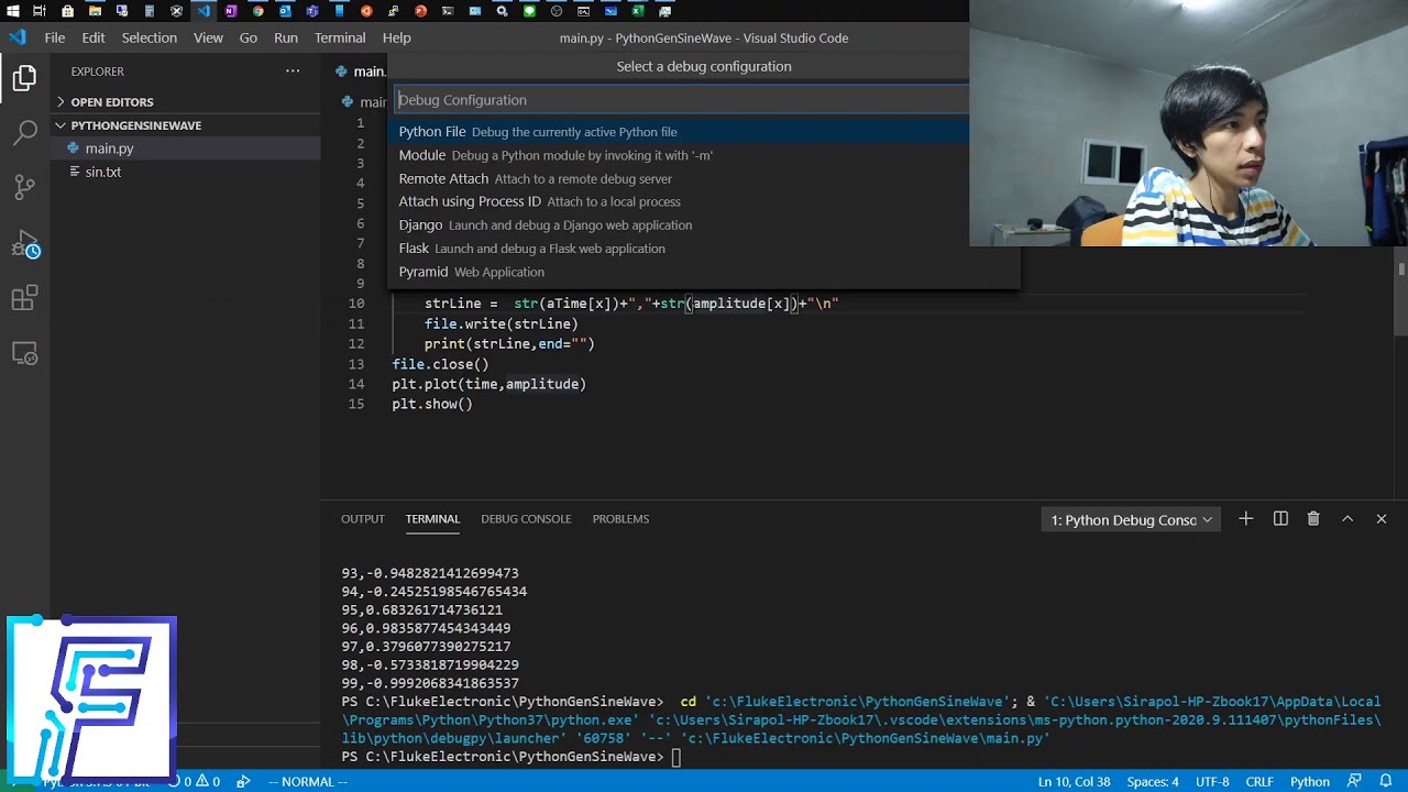 ElecLive : หัดเขียน Python สร้างไฟล์ Text