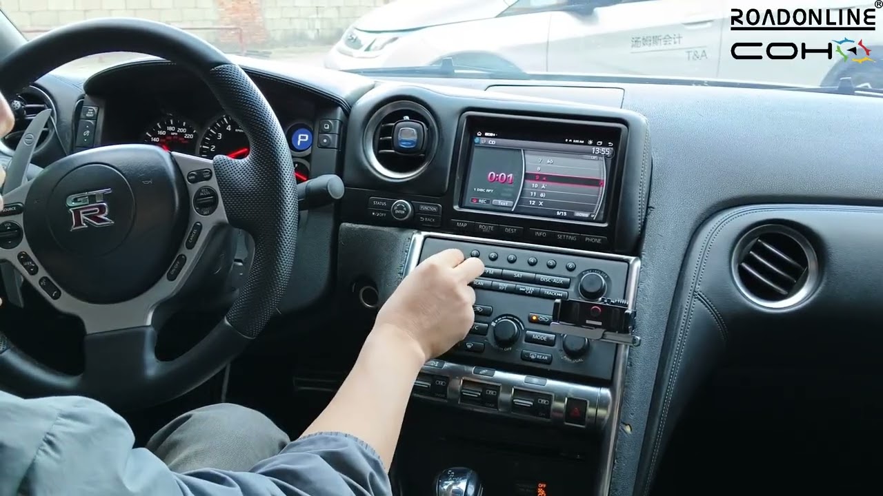 Nissan GT-R 2008-2016 Dual System Android Multimedia Player. Original Car Style