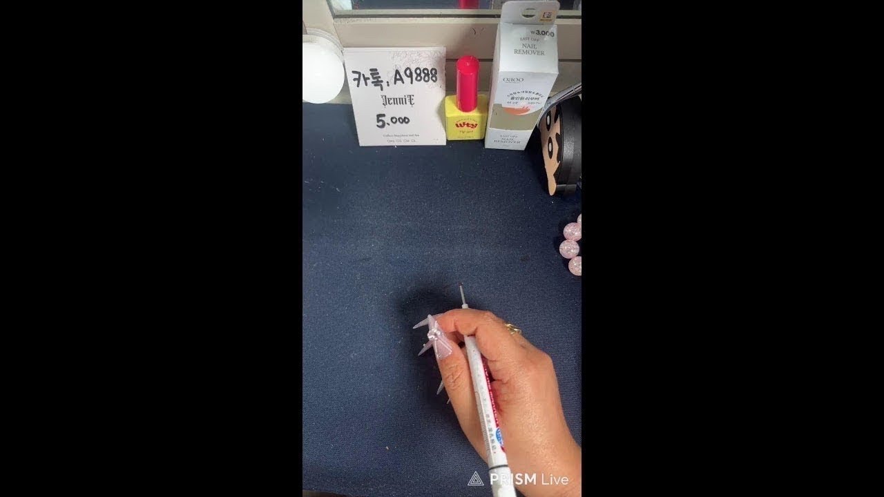 제니네일 라이브 방송 수제네일 명품네일 풀파츠