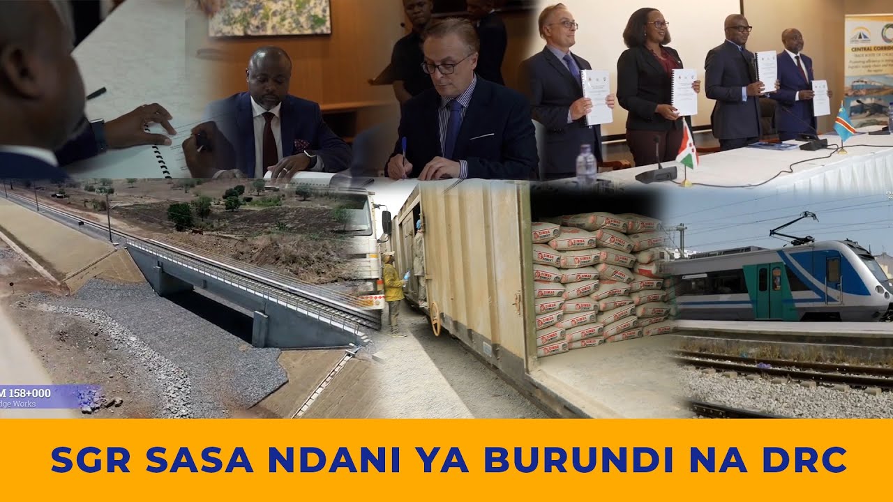 BURUNDI NA DRC KUANZA UJENZI WA SGR,MIKATABA YASAINIWA KINSHASA,TAZAMA KIPINDI KAMILI HIKI HAPA