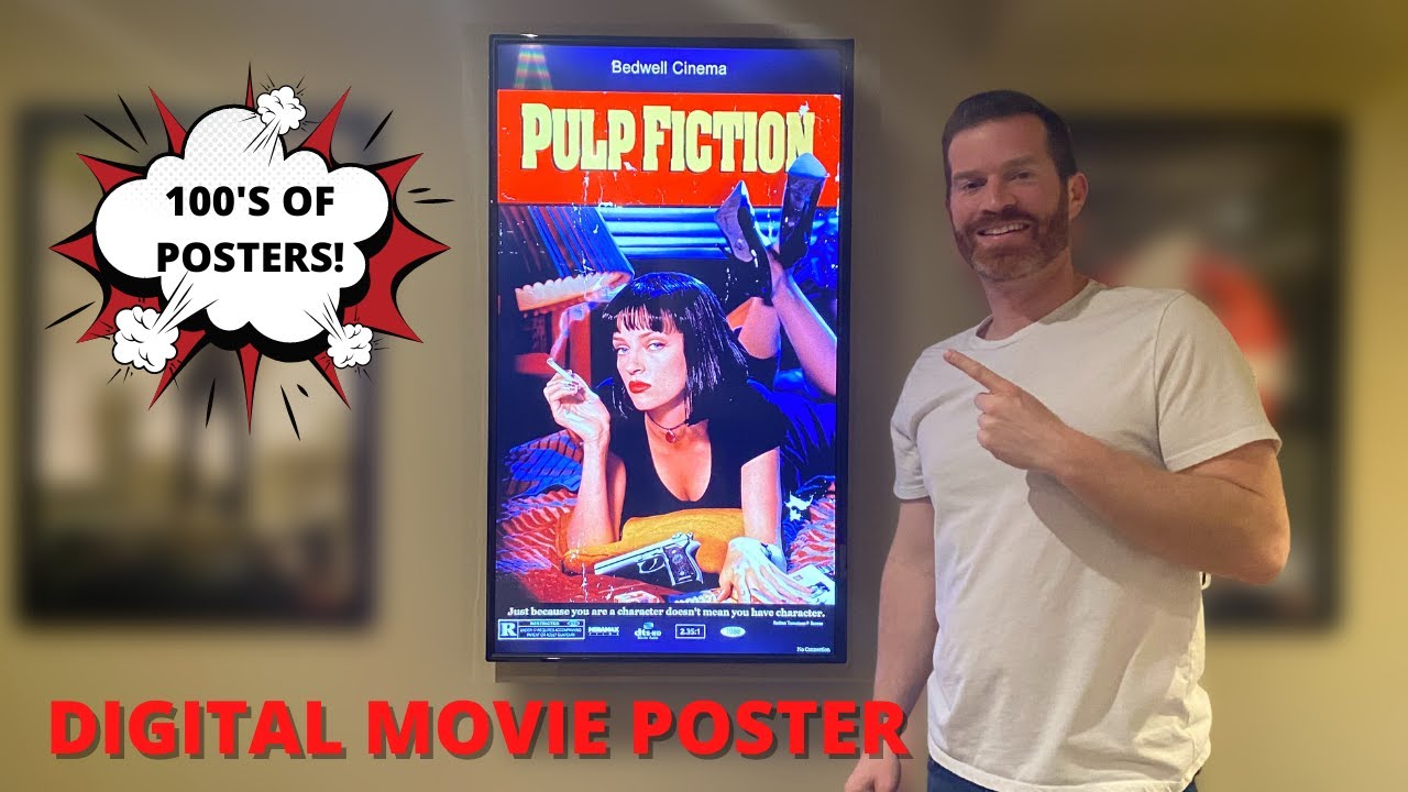 DIGITAL MOVIE POSTER /DISPLAY ALL YOUR FAVOURITE MOVIE POSTERS!