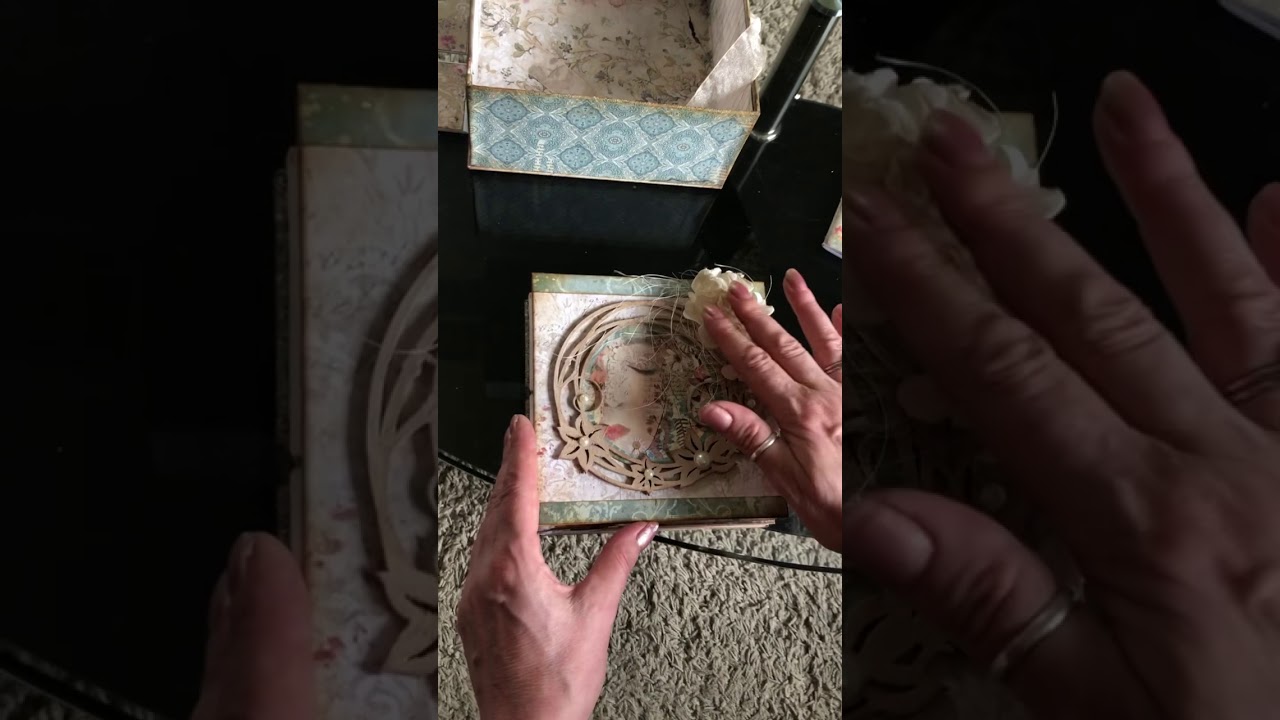 Stamperia Royal Cartonnage Book and Box with Imagine mini album