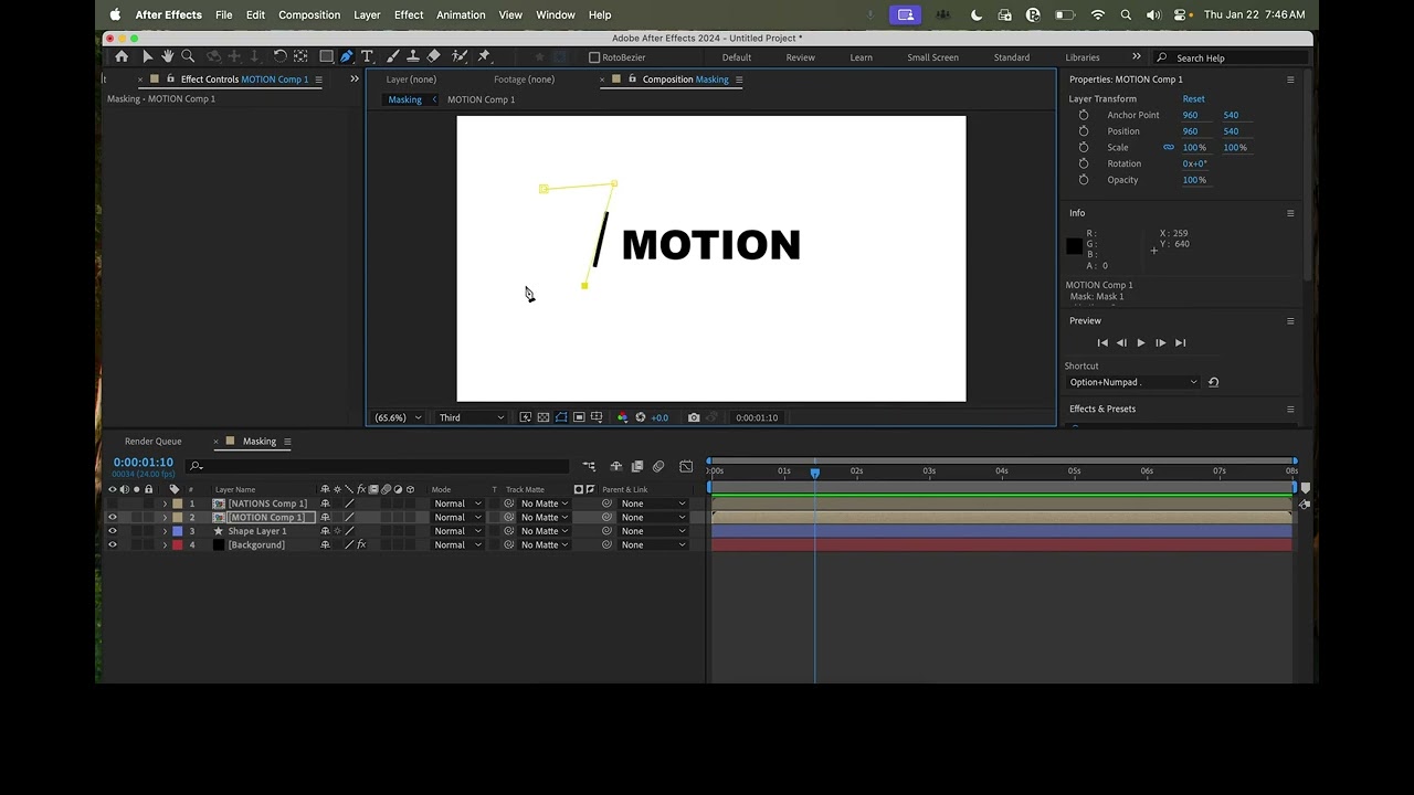 Lesson and Practice Masking