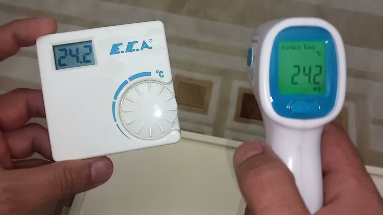 ECA ERT176 RF Oda Termostatı Isı Farkı Ayarı Nasıl Yapılır?-ECA Kablosuz Termostat Ayarları