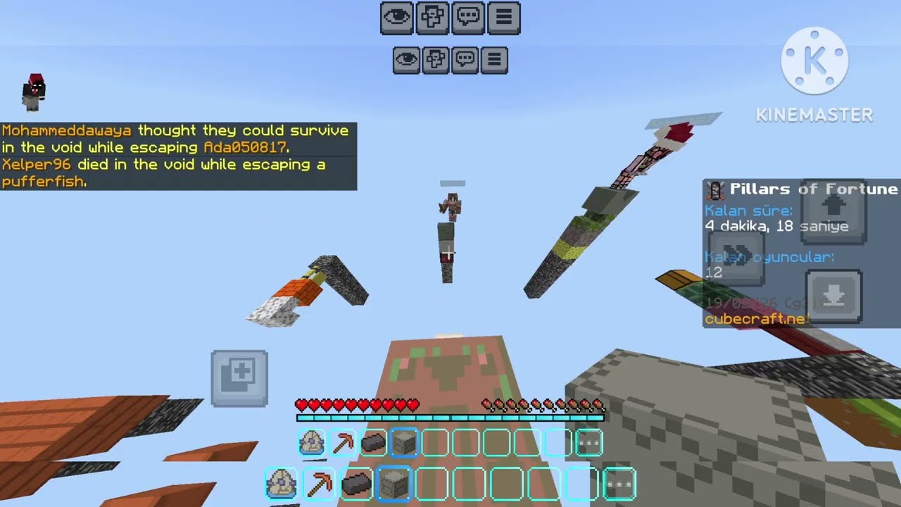 Minecraft bedrock mobil kule savaşları