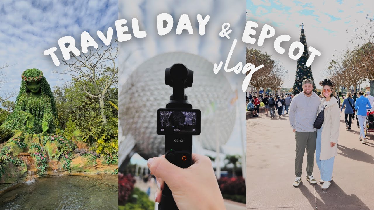 TRAVEL DAY AND EPCOT VLOG! Checking into Port Orleans FQ and eating Festival of the Holidays food!