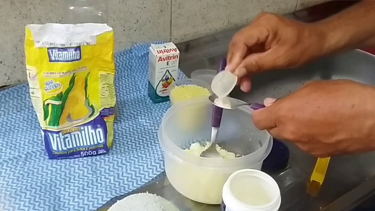 FARINHADA SIMPLES PARA COLEIRO