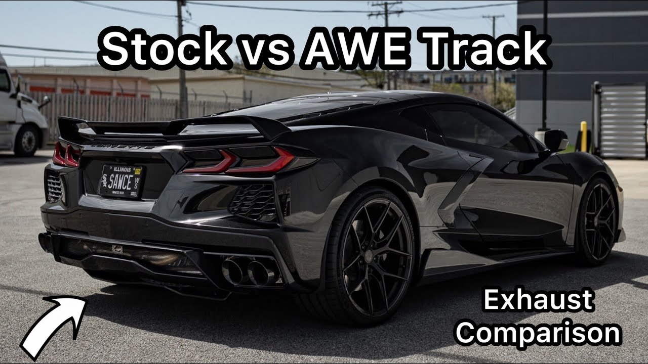 C8 Corvette - Stock vs AWE Track Exhaust (Coldstart/Revs/Flyby)