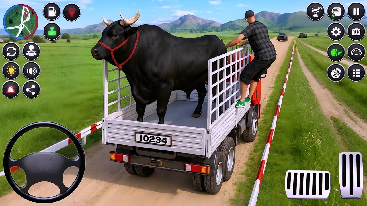 نقل الحيوانات ألعاب الشاحنات - العاب محاكاة شاحنة الحوانات  - #14 Animal Truck Transport Game New