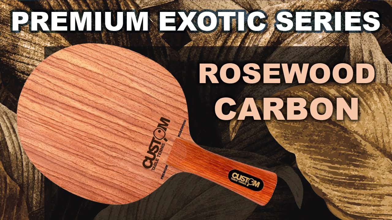 Изготовленный на заказ настольный теннис серии Premium Exotic – основание из углеродного волокна ...