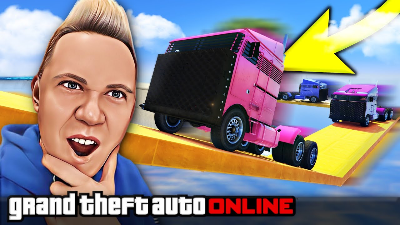 💙 GTA 5 ONLINE [#1837] SKILL Test - TIR Hauler/z Bertbert & Yoshella & Ren