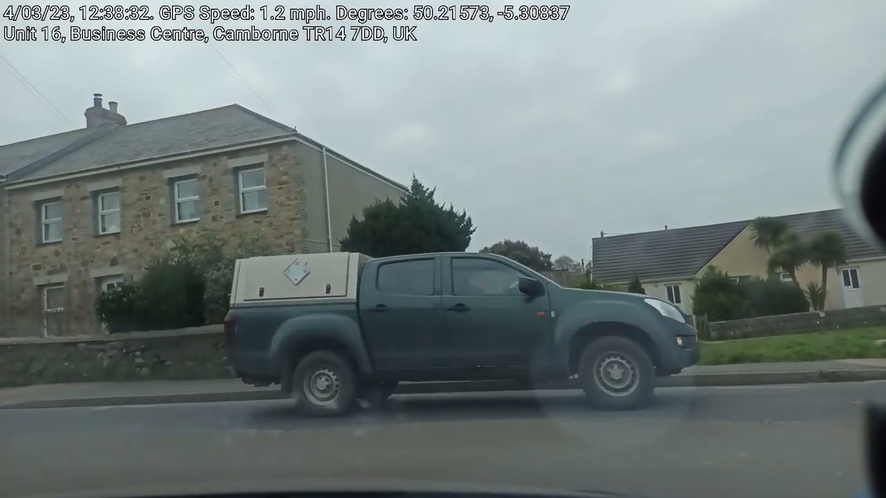 my route 6. Camborne driving